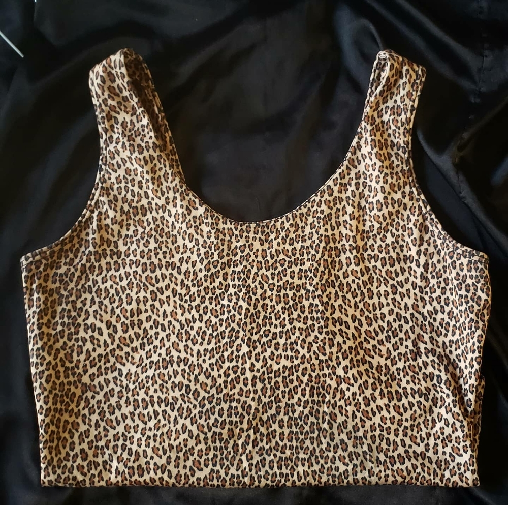 RARE Easy Riders Cheetah Print Tank top
